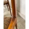 5 SEDIE VINTAGE ANNI 60 FIRMATE CASSINA CARLO DE CARLI LEGNO SEDUTA STOFFA ITALY