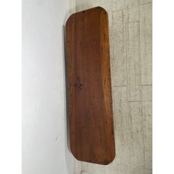 ANTICO TAVOLO BASSO da SALOTTO fumè epoca 1800 LEGNO NOCE COLONNA TAVOLINO OLD