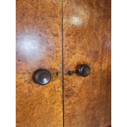 ANTICO SECRETAIRE DECO ANNI 50 RADICA NOCE CASSETTIERA RIBALTA SCRITTOIO SEGRETO