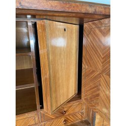 ANTICO SECRETAIRE DECO ANNI 50 RADICA NOCE CASSETTIERA RIBALTA SCRITTOIO SEGRETO