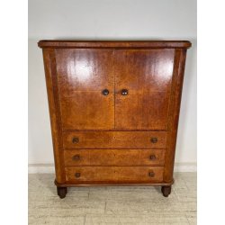 ANTICO SECRETAIRE DECO ANNI 50 RADICA NOCE CASSETTIERA RIBALTA SCRITTOIO SEGRETO