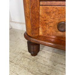ANTICO SECRETAIRE DECO ANNI 50 RADICA NOCE CASSETTIERA RIBALTA SCRITTOIO SEGRETO
