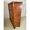 ANTICO SECRETAIRE DECO ANNI 50 RADICA NOCE CASSETTIERA RIBALTA SCRITTOIO SEGRETO