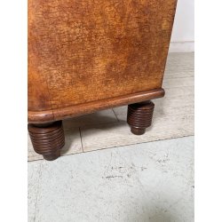 ANTICO SECRETAIRE DECO ANNI 50 RADICA NOCE CASSETTIERA RIBALTA SCRITTOIO SEGRETO