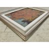 QUADRO DIPINTO olio tela Carlo Monti PAESAGGIO ALBERO AUTUNNO Lago Maggiore