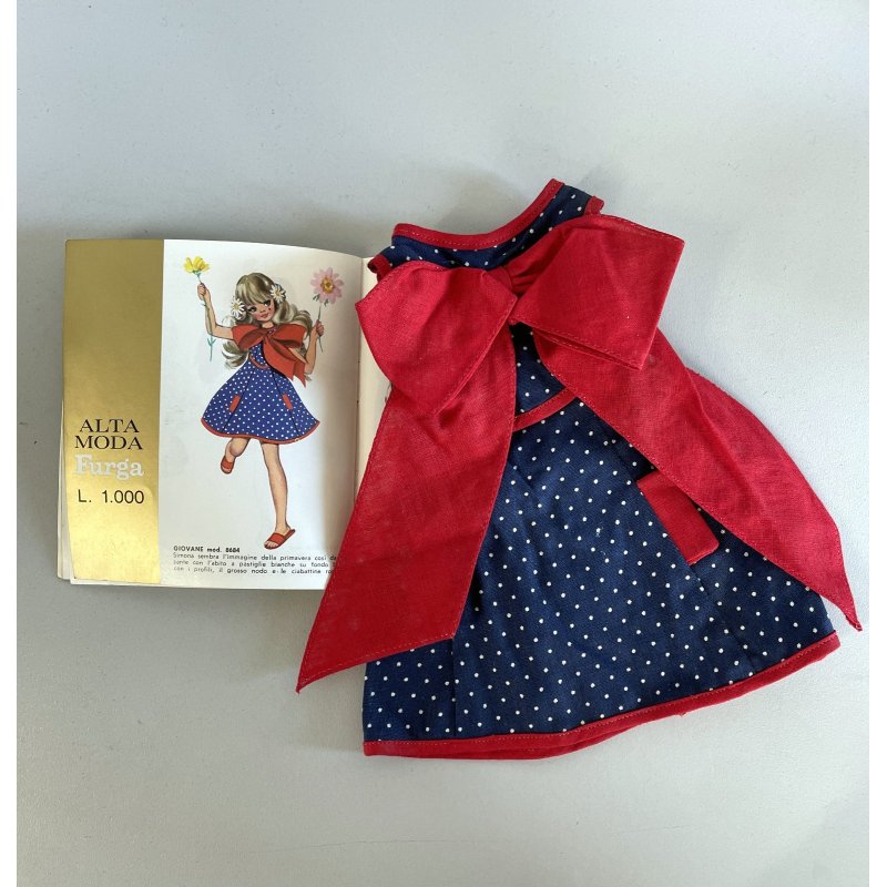 introvabile ABITO a pois Furga ALTA MODA 4 S mod 8684 GIOVANE originale '60