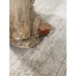 ANTICA SCULTURA LEGNO POLICROMO SANTO SACERDOTE MANCANZE XVIII/XVII sec 85cm/h