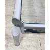 TAVOLINO SALOTTO ANNI 70 ACCIAIO CROMATO VETRO TABLE DESIGN TAVOLO FUMO SALA