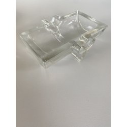 POSACENERE SIGARO CRISTALLO Arnolfo di Cambio DESIGN MINIMALISTA ANNI '70