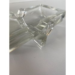 POSACENERE SIGARO CRISTALLO Arnolfo di Cambio DESIGN MINIMALISTA ANNI '70