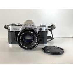 FOTOCAMERA REFLEX CANON AE-1 35mm OBIETTIVO FD 50 1:1,8 JAPAN '70