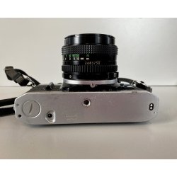 FOTOCAMERA REFLEX CANON AE-1 35mm OBIETTIVO FD 50 1:1,8 JAPAN '70