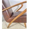 COPPIA POLTRONA Guglielmo Ulrich ANNI 30 ARMCHAIR LEGNO DIVANO ITALY SKY