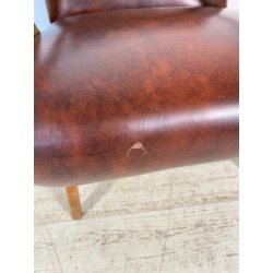 COPPIA POLTRONA Guglielmo Ulrich ANNI 30 ARMCHAIR LEGNO DIVANO ITALY SKY