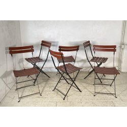 SET 6 SEDIE DESIGN Marco Zanuso PER Zanotta MOD Celestina CHAIRS METALLO CUOIO