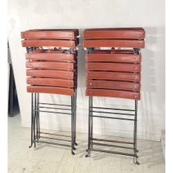 SET 6 SEDIE DESIGN Marco Zanuso PER Zanotta MOD Celestina CHAIRS METALLO CUOIO