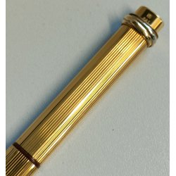 Must de Cartier PENNA SFERA Trinity VENDOME Vintage Ballpoint pen STYLO a BILLE