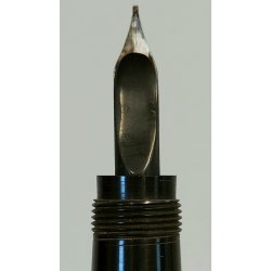 EUROPA Antica Penna Stilografica RETRATTILE Safety PLACCATO ORO OLD FOUNTAIN PEN