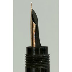 EUROPA Antica Penna Stilografica RETRATTILE PLACCATO ORO Old Safety Fountain Pen