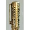 EUROPA Antica Penna Stilografica RETRATTILE PLACCATO ORO Old Safety Fountain Pen