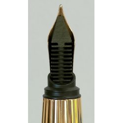 PASHA de CARTIER Penna Stilografica BLU nib ORO 18k Vintage Fountain Pen TRINITY