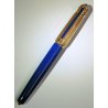 PASHA de CARTIER Penna Stilografica BLU nib ORO 18k Vintage Fountain Pen TRINITY