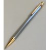 MUST de CARTIER SANTOS Penna Sfera ACCIAIO ORO Vintage Ballpoint Pen TRINITY