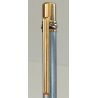 MUST de CARTIER SANTOS Penna Sfera ACCIAIO ORO Vintage Ballpoint Pen TRINITY
