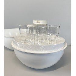 VINTAGE SET PIC-NIC "PIC BOLL"  DESIGN Carlo Viglino PER GUZZINI NUOVO '70