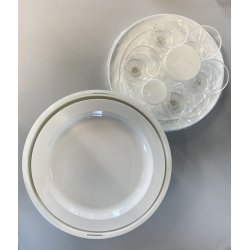 VINTAGE SET PIC-NIC "PIC BOLL"  DESIGN Carlo Viglino PER GUZZINI NUOVO '70