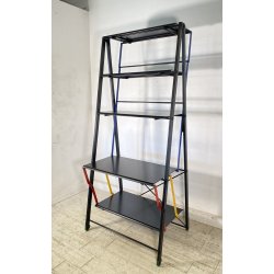 LIBRERIA DESIGN Raul Barbieri & Giorgio Marianelli "Saltimbanco" ANNI 90 METALLO