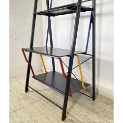 LIBRERIA DESIGN Raul Barbieri & Giorgio Marianelli "Saltimbanco" ANNI 90 METALLO