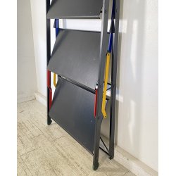 LIBRERIA DESIGN Raul Barbieri & Giorgio Marianelli "Saltimbanco" ANNI 90 METALLO