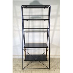 LIBRERIA DESIGN Raul Barbieri & Giorgio Marianelli "Saltimbanco" ANNI 90 METALLO