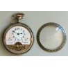 Hebdomas 8 days ANTICO OROLOGIO TASCA epoca 900 OLD POCKET WATCH taschino ø 50mm