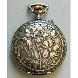 Hebdomas 8 days ANTICO OROLOGIO TASCA epoca 900 OLD POCKET WATCH taschino ø 50mm