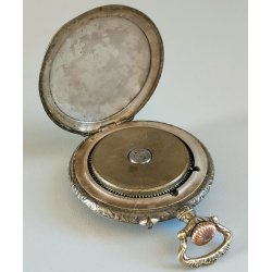 Hebdomas 8 days ANTICO OROLOGIO TASCA epoca 900 OLD POCKET WATCH taschino ø 50mm