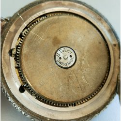 Hebdomas 8 days ANTICO OROLOGIO TASCA epoca 900 OLD POCKET WATCH taschino ø 50mm