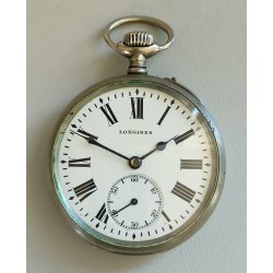 ANTICO OROLOGIO TASCA Longines FS Ferrovie EPOCA 900 OLD POCKET WATCH cal 19.71