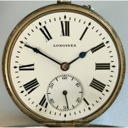 ANTICO OROLOGIO TASCA Longines FS Ferrovie EPOCA 900 OLD POCKET WATCH cal 19.71