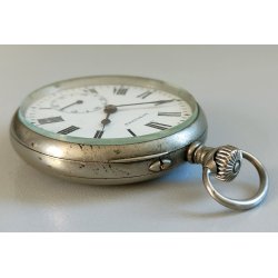 ANTICO OROLOGIO TASCA Longines FS Ferrovie EPOCA 900 OLD POCKET WATCH cal 19.71