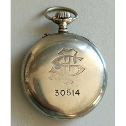 ANTICO OROLOGIO TASCA Longines FS Ferrovie EPOCA 900 OLD POCKET WATCH cal 19.71