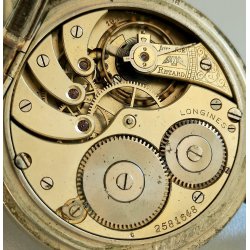 ANTICO OROLOGIO TASCA Longines FS Ferrovie EPOCA 900 OLD POCKET WATCH cal 19.71