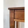 ANTICO TAVOLINO COMODINO epoca 1800 Legno Noce CHIARO CASSETTO Old Night Table