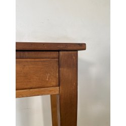 ANTICO TAVOLINO COMODINO epoca 1800 Legno Noce CHIARO CASSETTO Old Night Table