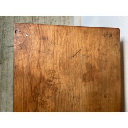 ANTICO TAVOLINO COMODINO epoca 1800 Legno Noce CHIARO CASSETTO Old Night Table
