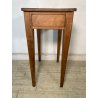 ANTICO TAVOLINO COMODINO epoca 1800 Legno Noce CHIARO CASSETTO Old Night Table