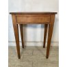 ANTICO TAVOLINO COMODINO epoca 1800 Legno Noce CHIARO CASSETTO Old Night Table