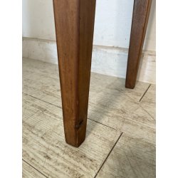 ANTICO TAVOLINO COMODINO epoca 1800 Legno Noce CHIARO CASSETTO Old Night Table