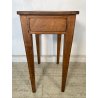 ANTICO TAVOLINO COMODINO epoca 1800 Legno Noce CHIARO CASSETTO Old Night Table
